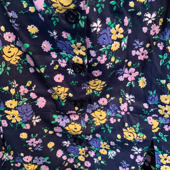 Chadwick’s sleeveless button‎ down floral dress. Worn a few times - Picture 3 of 5